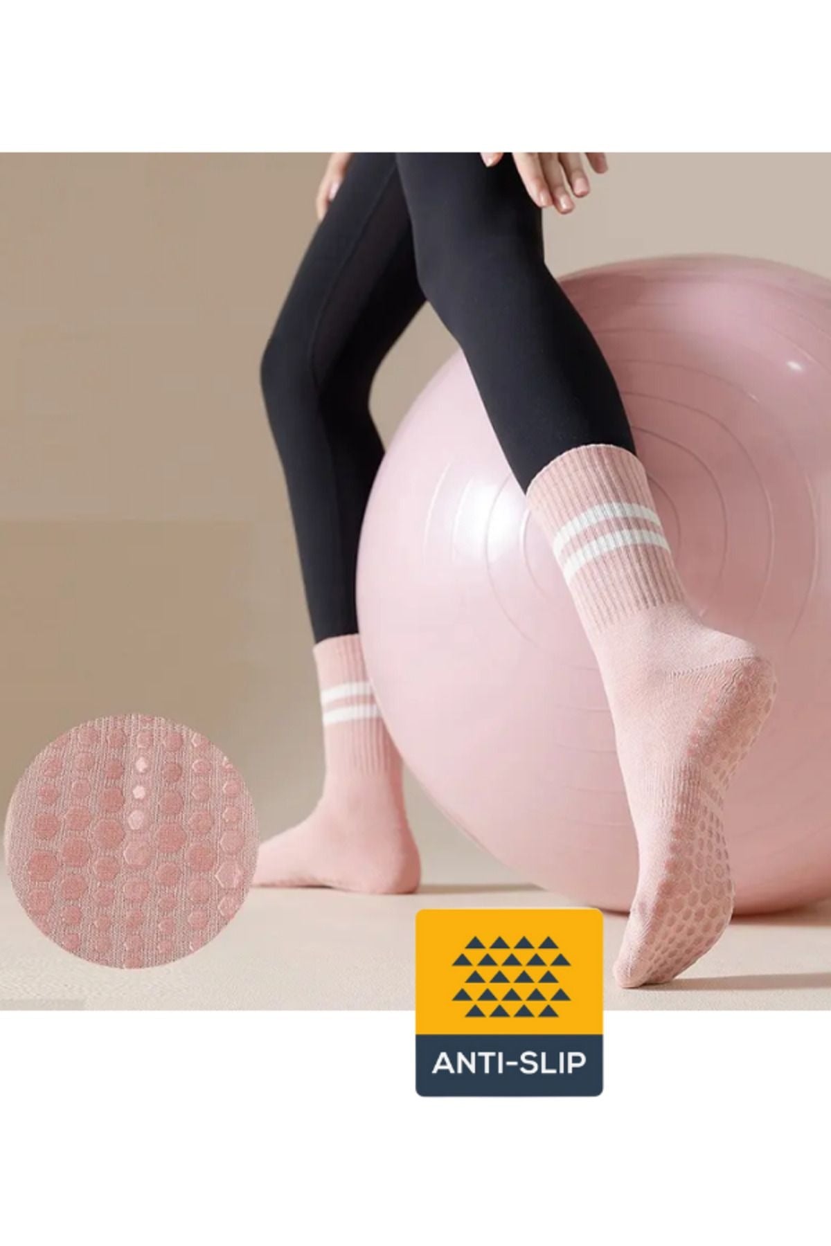 KonforFlex ™ Kaydırmaz Pilates Çorabı